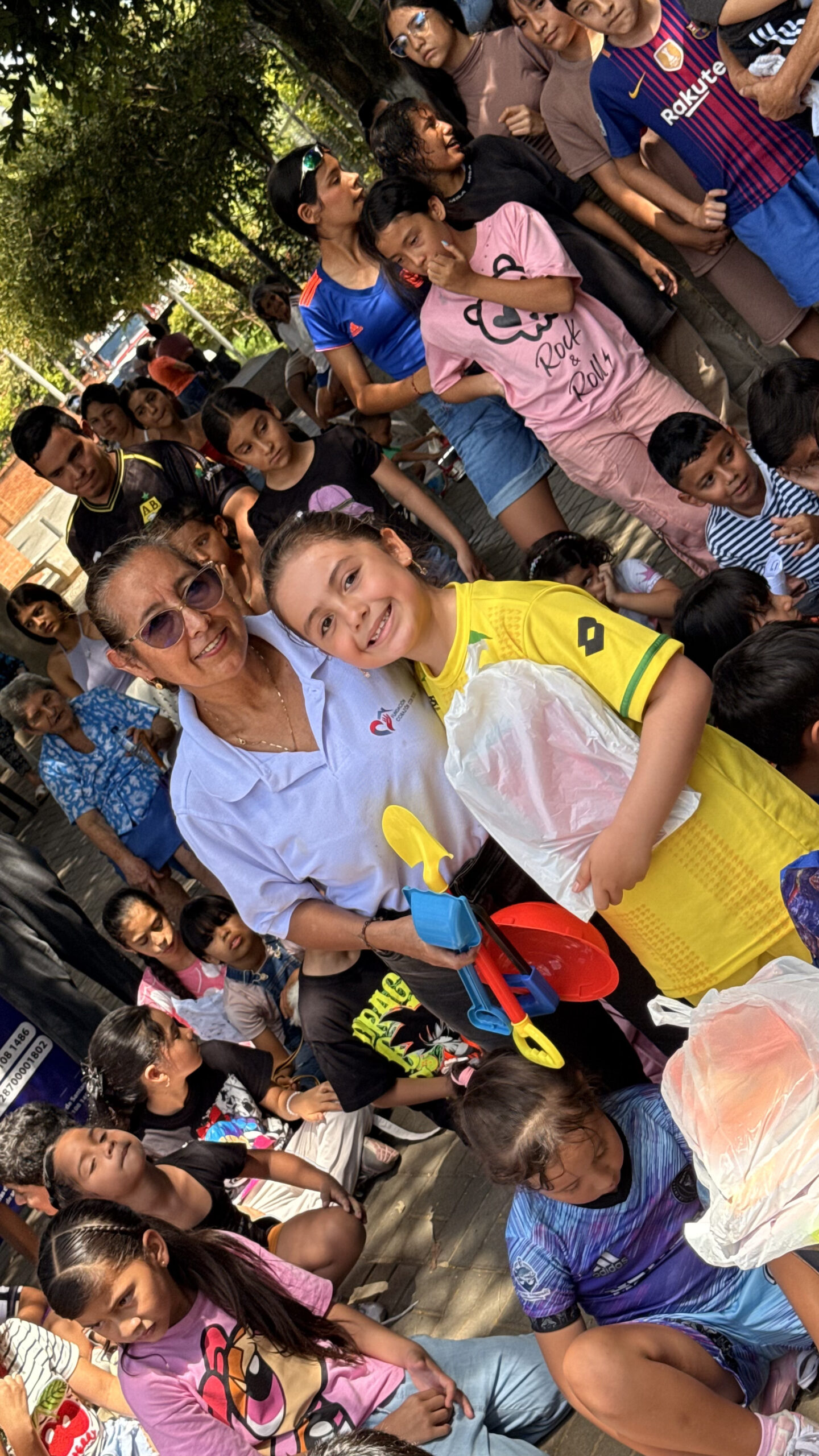 Familias beneficiadas por la fundación